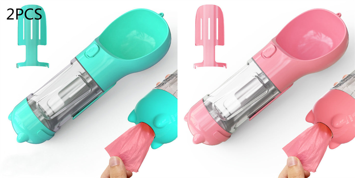3 In 1 Pet Water Bottle