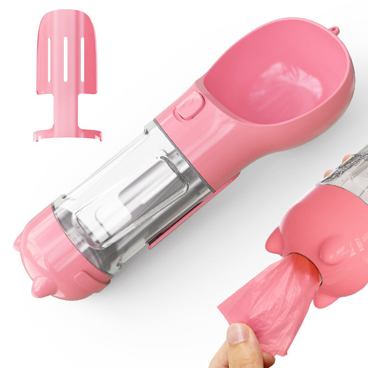 3 In 1 Pet Water Bottle